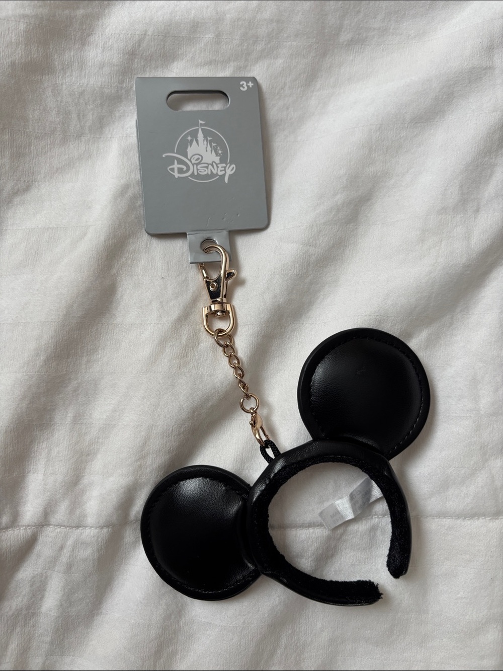 Disney Black Mickey Ear Keychain
